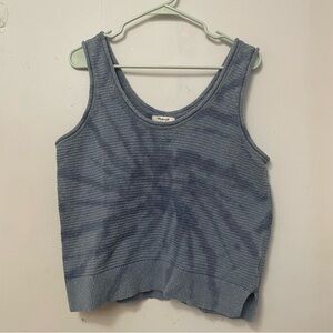 Madewell Knit Tank Top XL Tie Dye Style